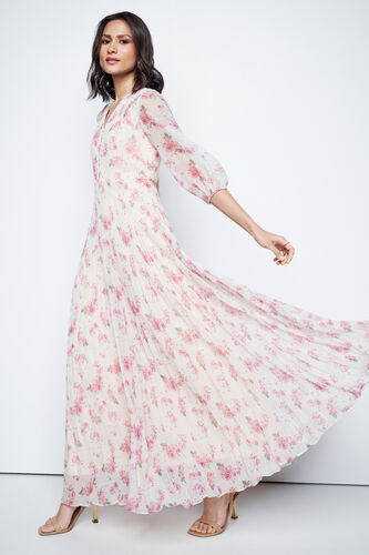 Breezy Brookside Maxi Dress, Cream, image 5
